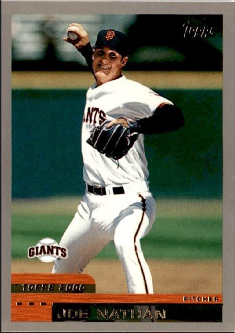 2000 Topps Baseball Card Joe Nathan San Francisco Giants #156