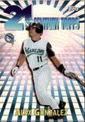 2000 Topps Basbeall Card Alex Gonzalez Florida Marlins #C2