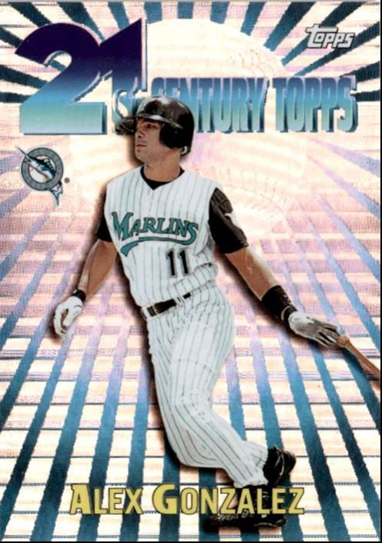 2000 Topps Basbeall Card Alex Gonzalez Florida Marlins #C2