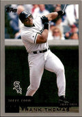 2000 Topps Basbeall Card Frank Thomas Chicago White Sox #55