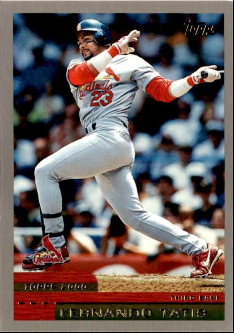 2000 Topps Basbeall Card Fernando Tatis St. Louis Cardinals #164