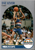 1990-91 Hoops Basketball Card Fat Lever Denver Nuggets #97