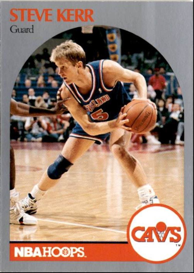 1990-91 Hoops Basketball Card Steve Kerr Cleveland Cavaliers #75
