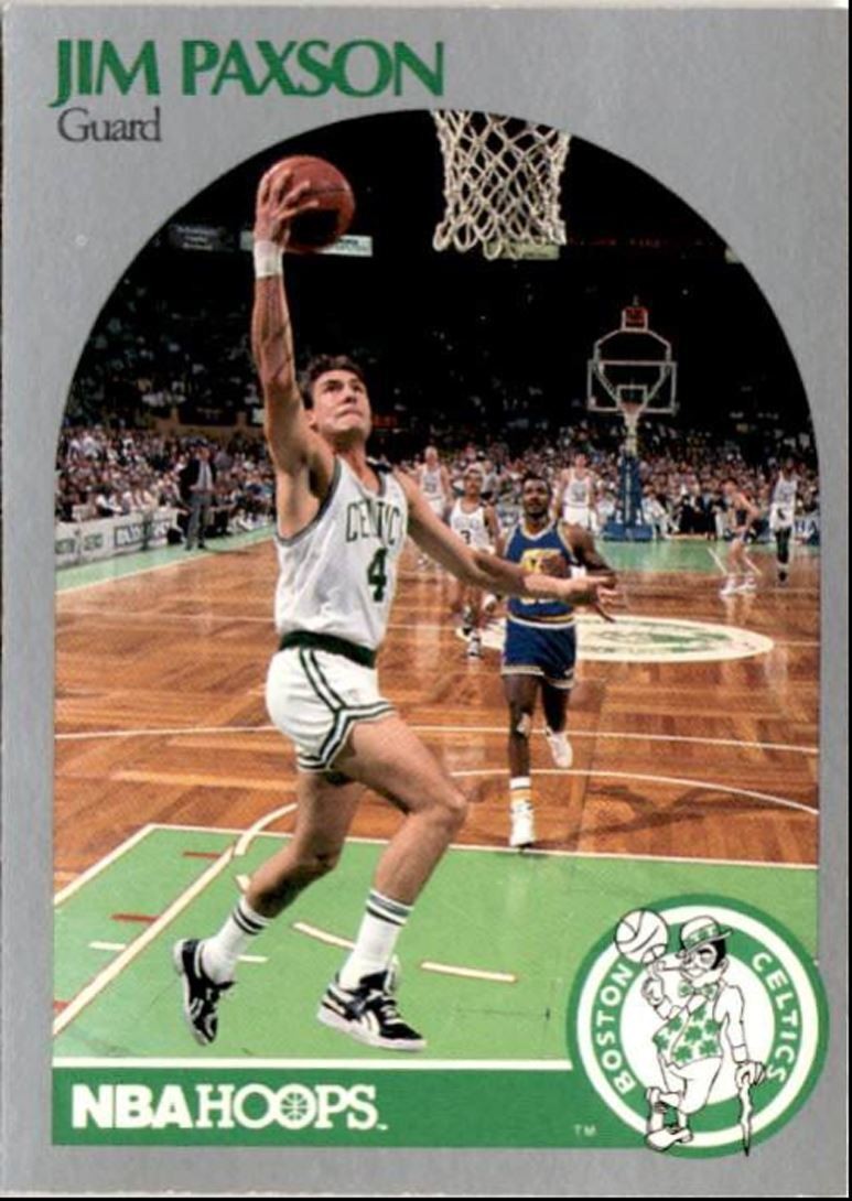 1990-91 Hoops Basketball Card Jim Paxson Boston Celtics #46