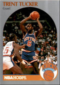 1990-91 Hoops Basketball Card Trent Tucker New York Knicks #208