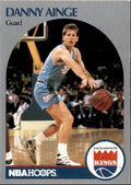 1990-91 Hoops Basketball Card Danny Ainge Sacramento Kings #253