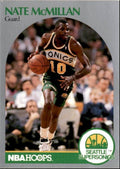 1990-91 Hoops Basketball Card Nate McMillan Seattle SuperSonics #282