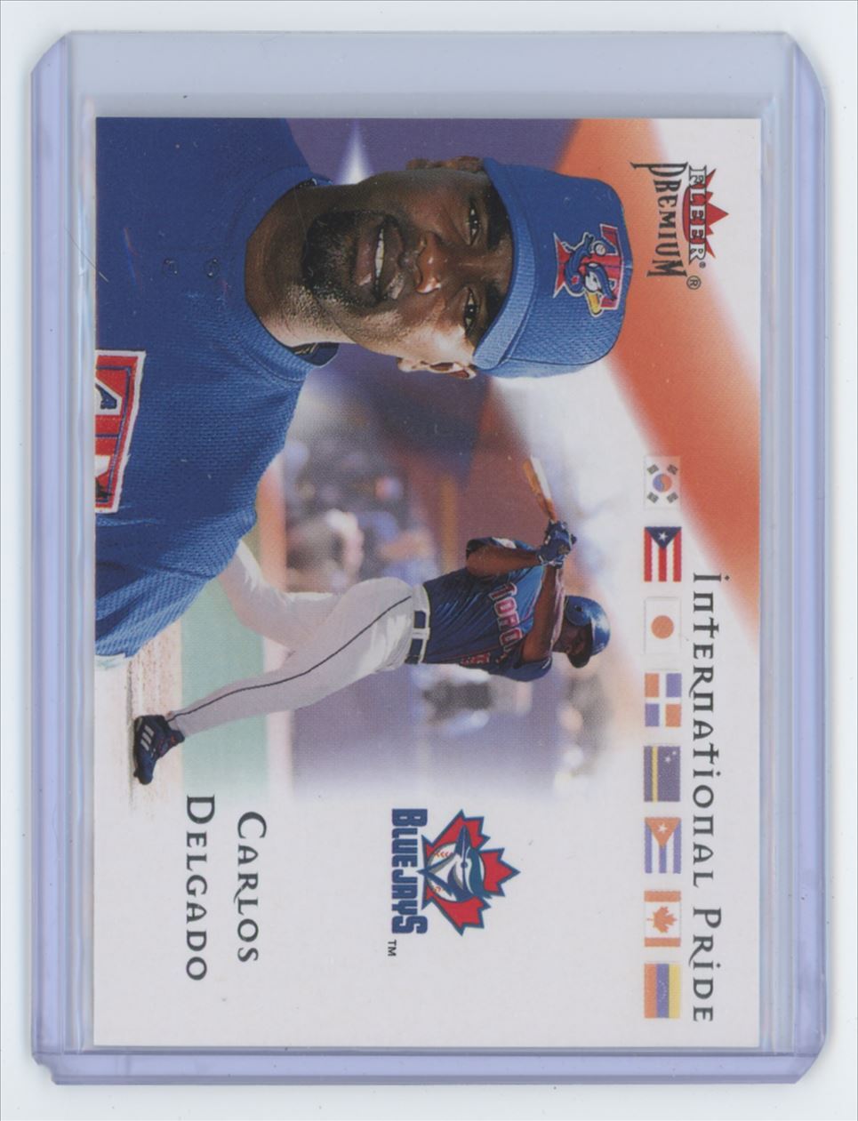 2002 Fleer Premium Carlos Delgado Toronto Blue Jays #6
