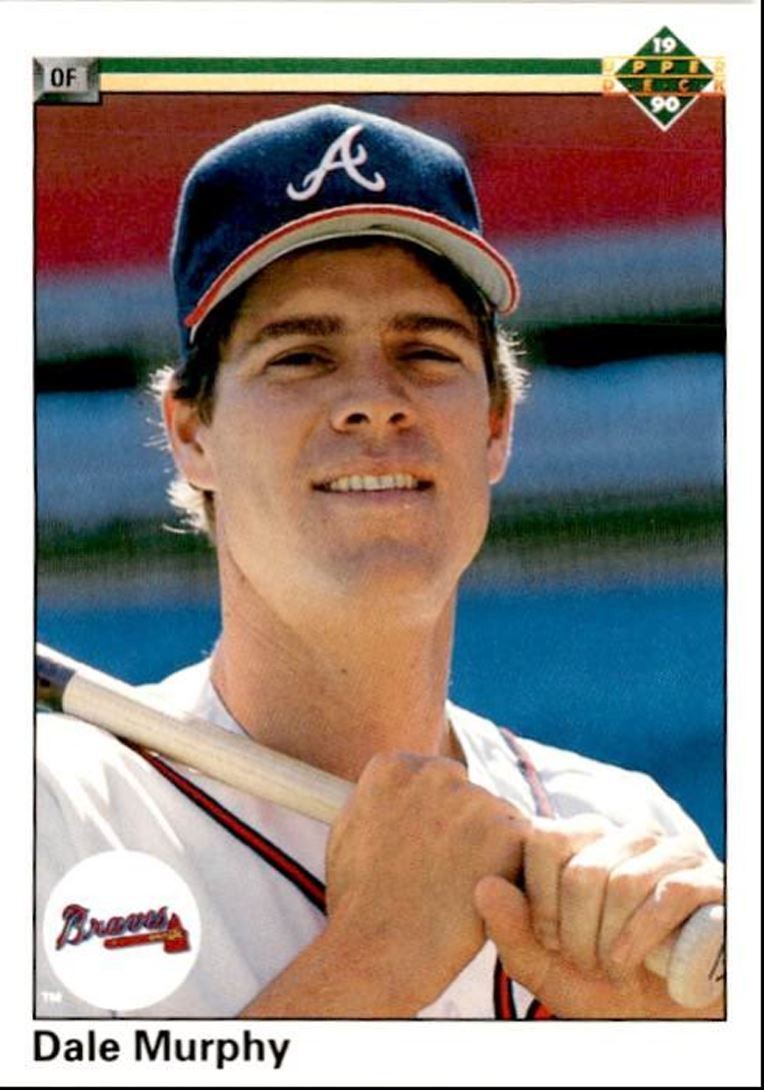 1990 Upper Deck Baseball Card Dale Murphy Atlanta Braves #533