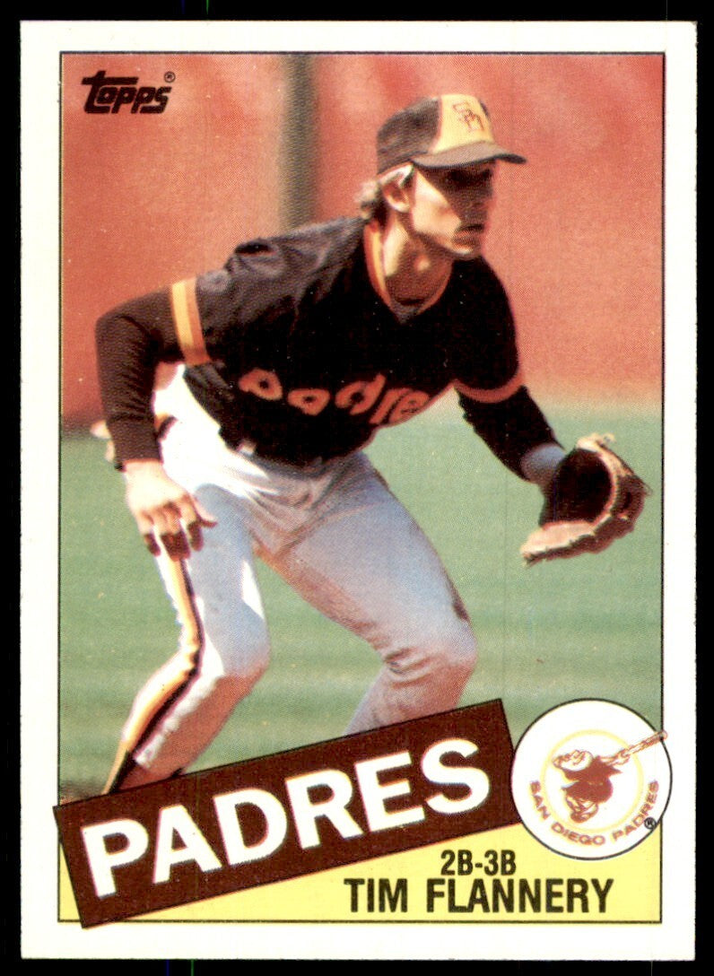 1985 Topps Tim Flannery D Baseball Cards #182
