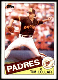 1985 Topps Tim Lollar A Baseball Cards #13