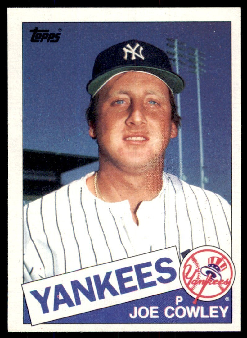 1985 Topps Joe Cowley Baseball Cards #769