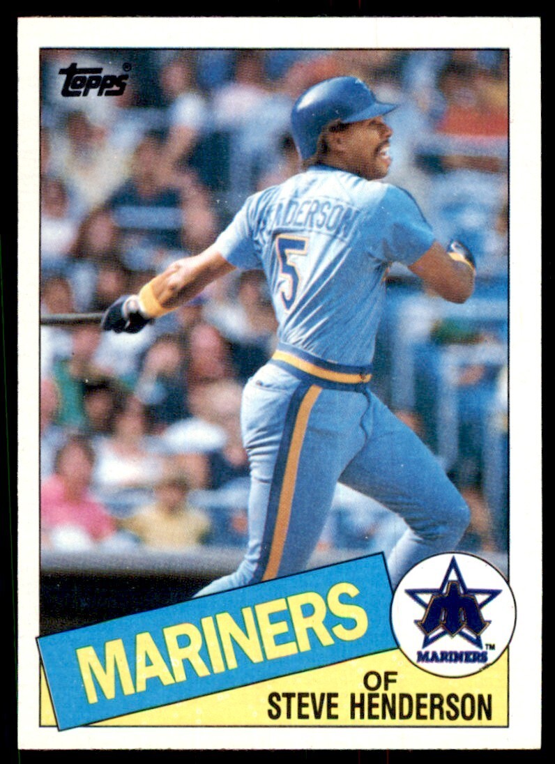 1985 Topps Steve Henderson Baseball Cards #640