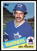 1985 Topps Jack Perconte A Baseball Cards #172