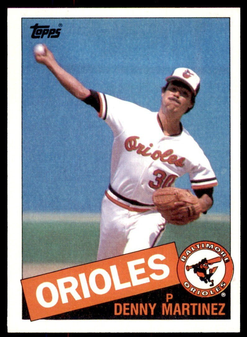 1985 Topps. Denny Martinez C Baseball Card #199