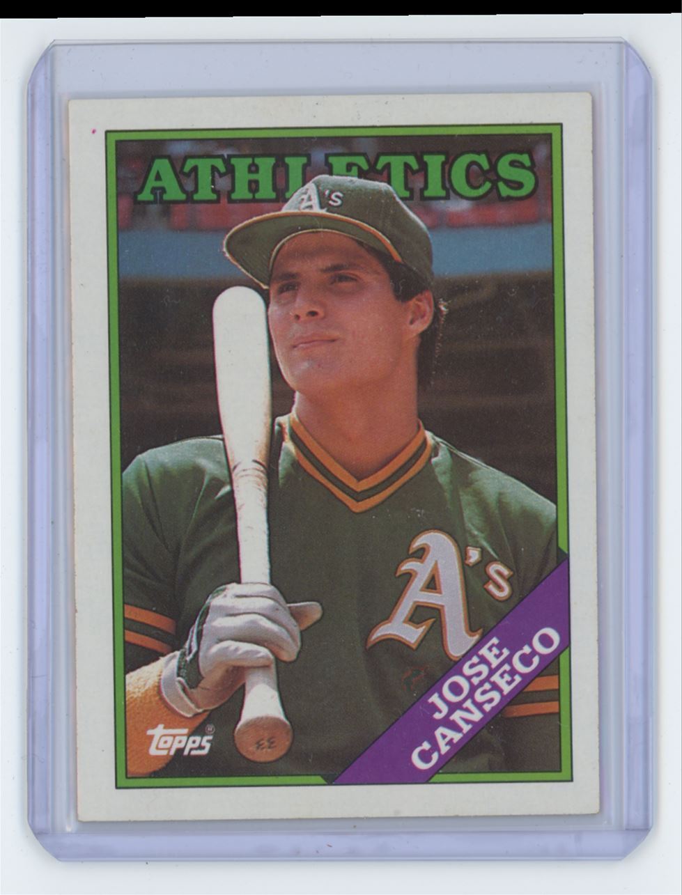 1988 Topps Jose Canseco (T100) Oakland Athletics #370