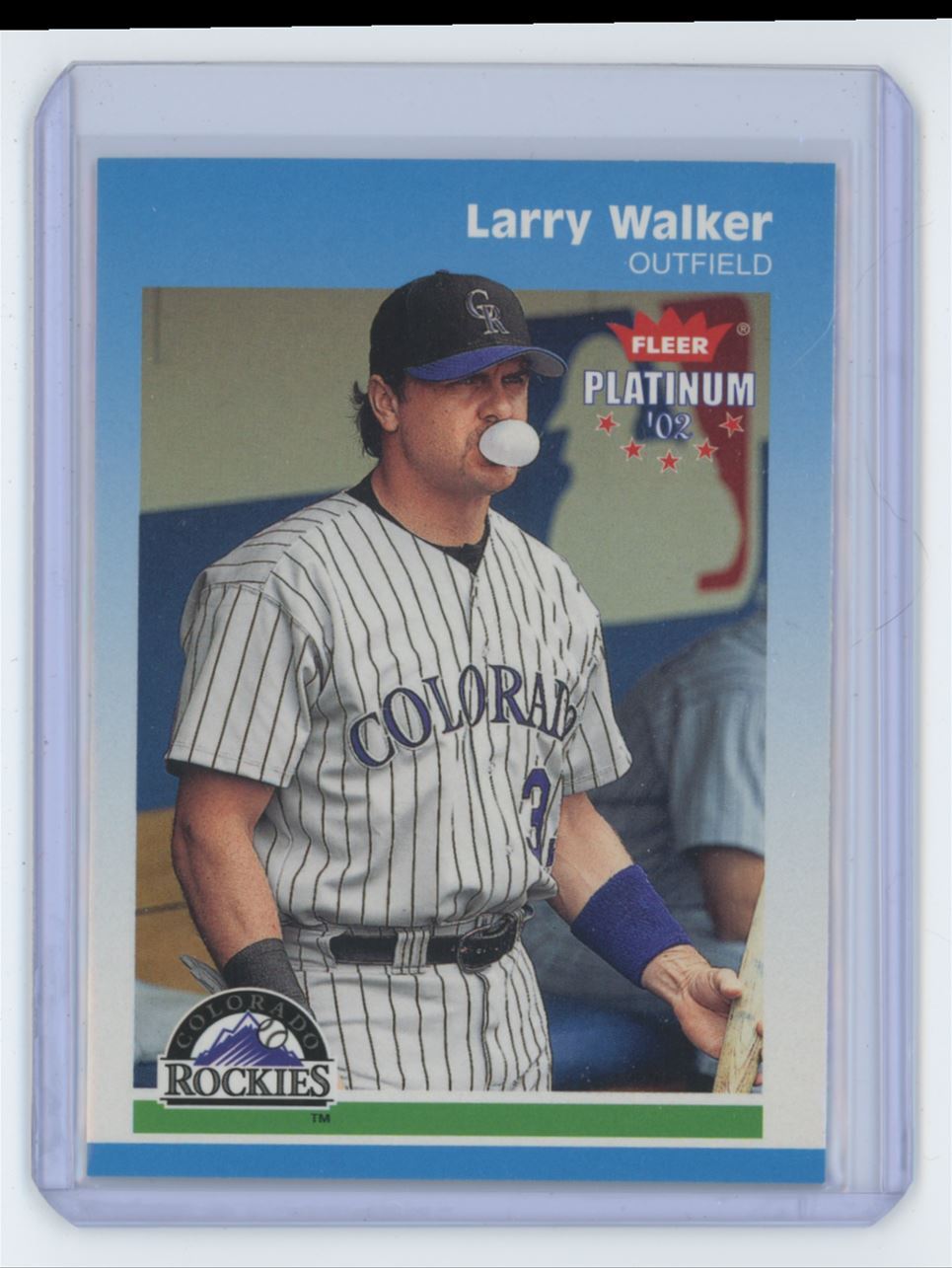 2002 Fleer Platinum Larry Walker Colorado Rockies #9