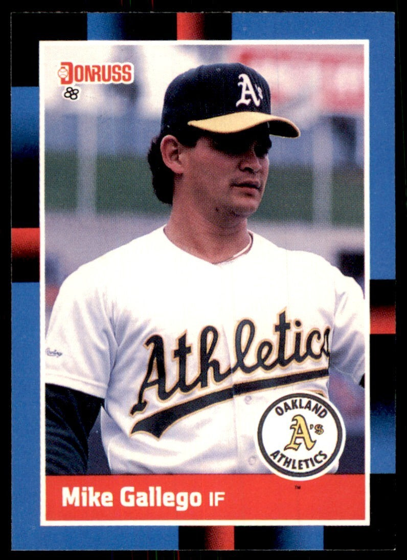 1988 Donruss Mike Gallego Baseball Cards #379