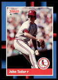 1988 Donruss John Tudor Baseball Cards #553