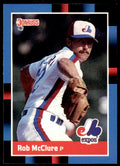 1988 Donruss Craig Mcclure Baseball Cards #529