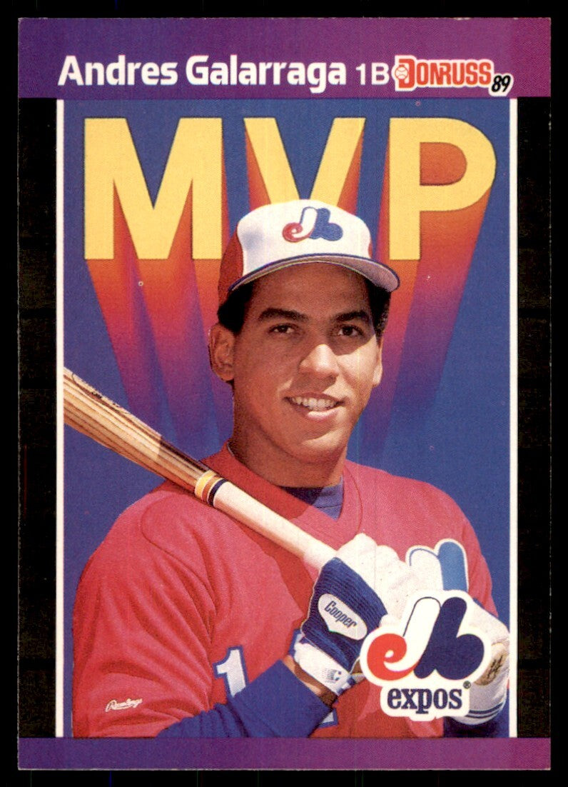 1989 Donruss. Andres Galarraga Baseball Cards #BC-16