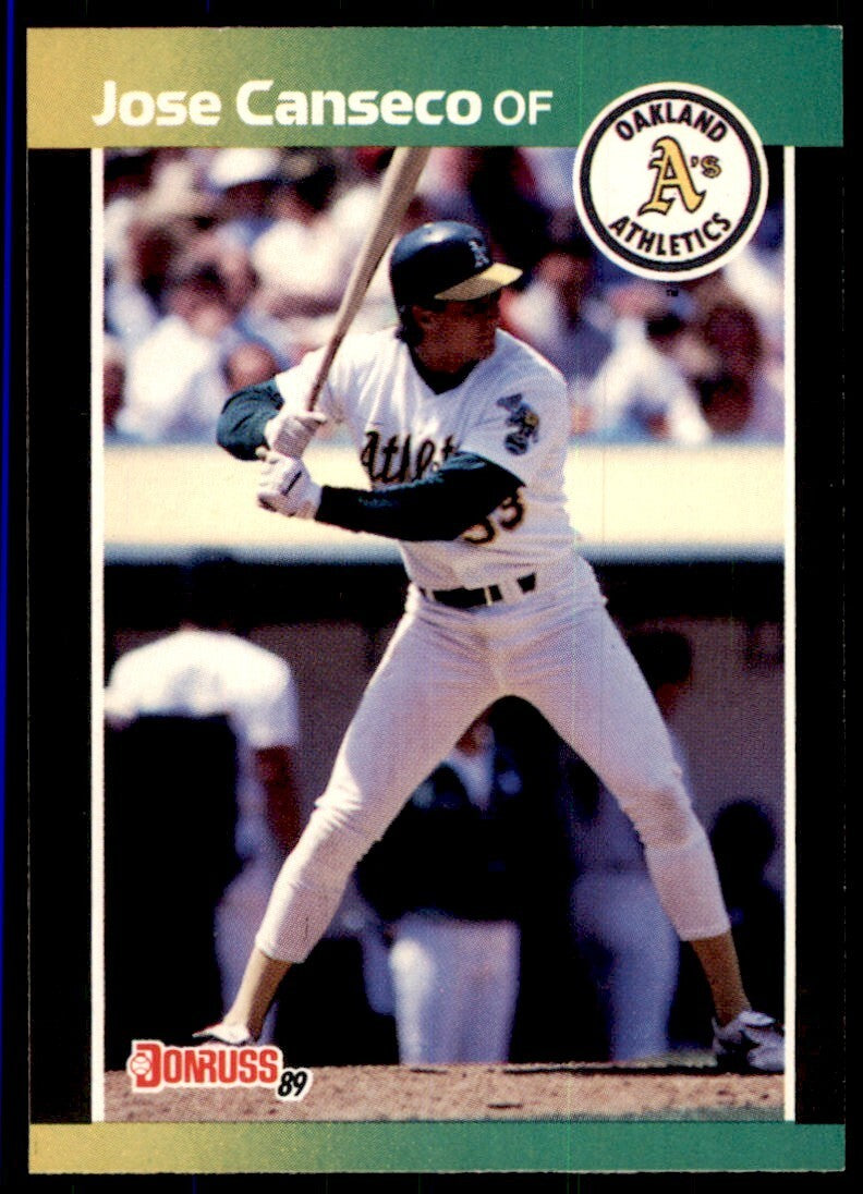 1989 Donruss. Jose Canseco Baseball Cards #91
