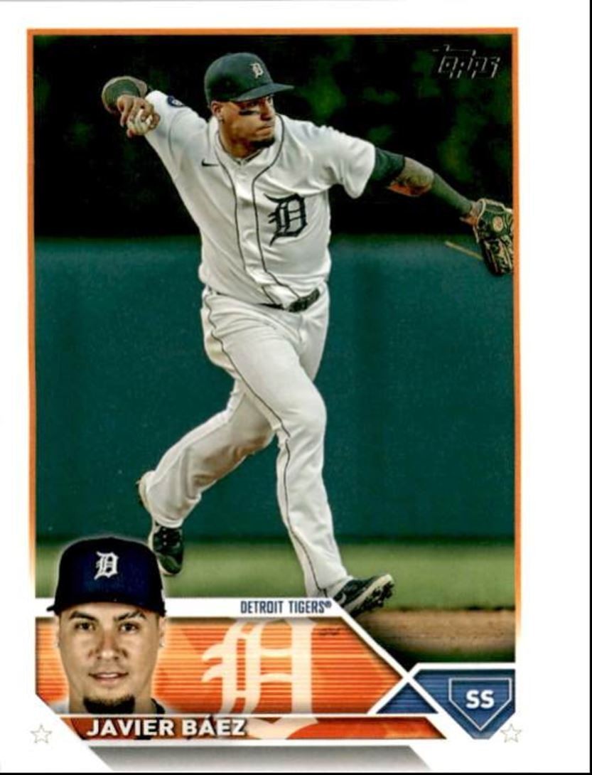 2023 Topps Baseball Cards Javier Báez Detroit Tigers #641