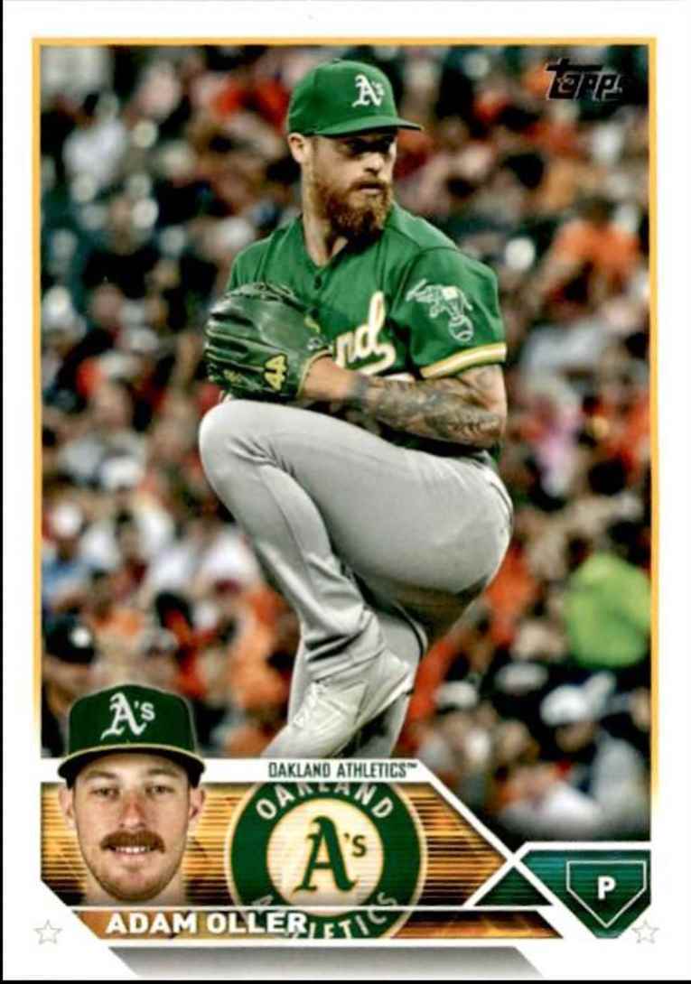 2023 Topps Baseball Cards Adam Oller Oakland Athletics #542