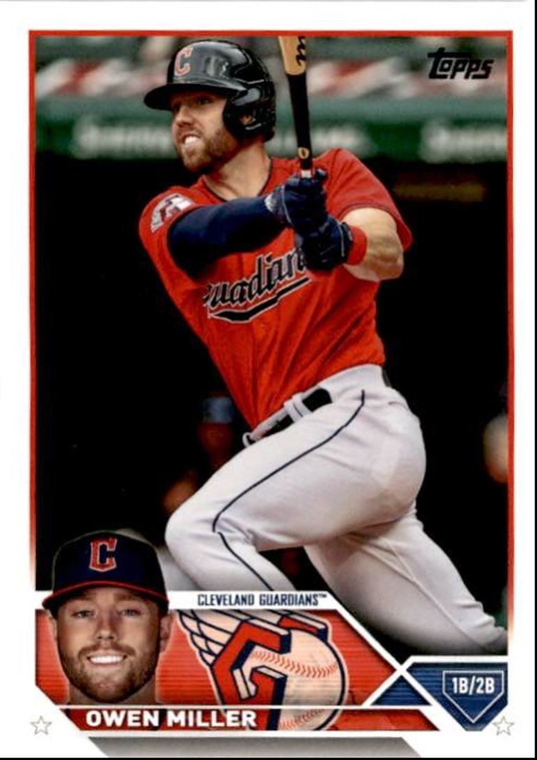 2023 Topps Baseball Cards Cleveland Guardians Cleveland Guardians #643