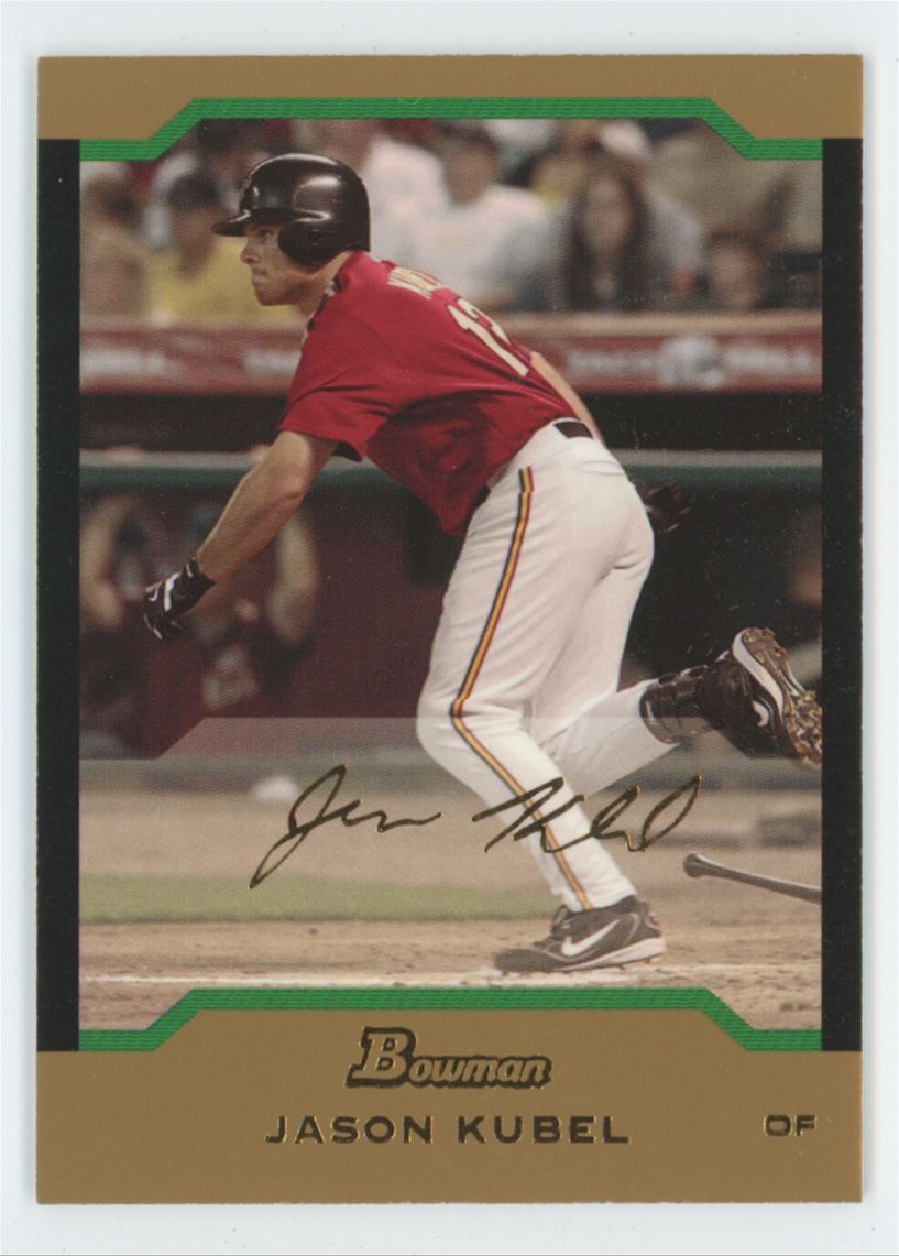 2004 Bowman Chrome Draft Picks Gold Jason Kubel Baseball Card #BDP152