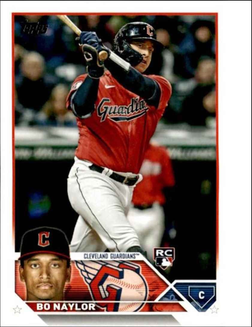 2023 Topps Baseball Cards Bo Naylor Rookie Cleveland Guardians #421