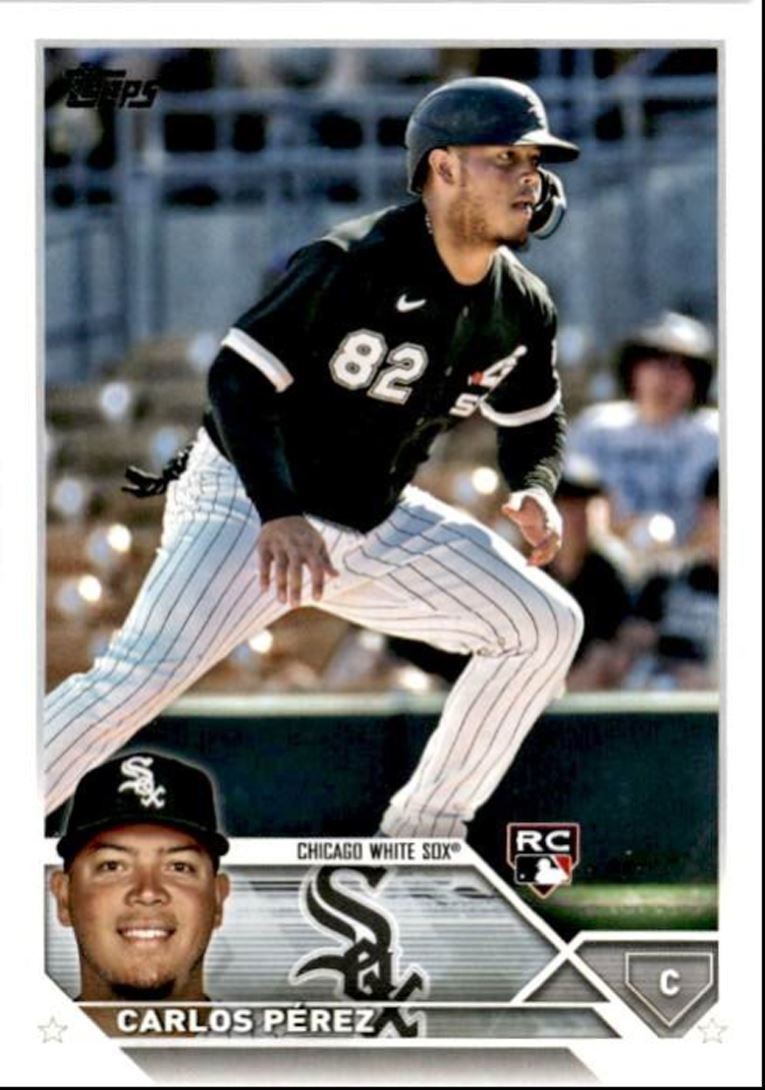2023 Topps Baseball Cards Carlos perez Chicago White Sox #452