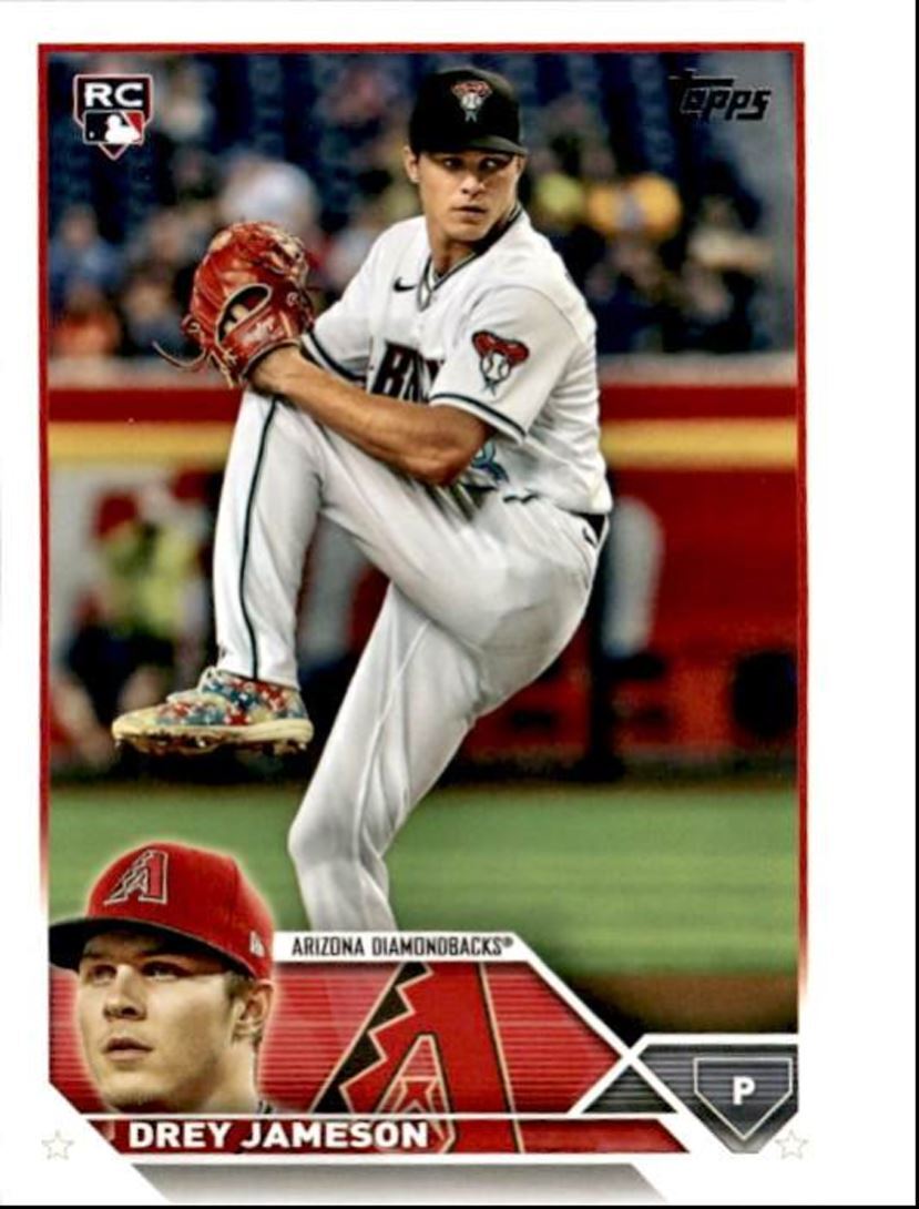 2023 Topps Baseball Cards Drey Jameson Rookie Arizona Diamondbacks #502