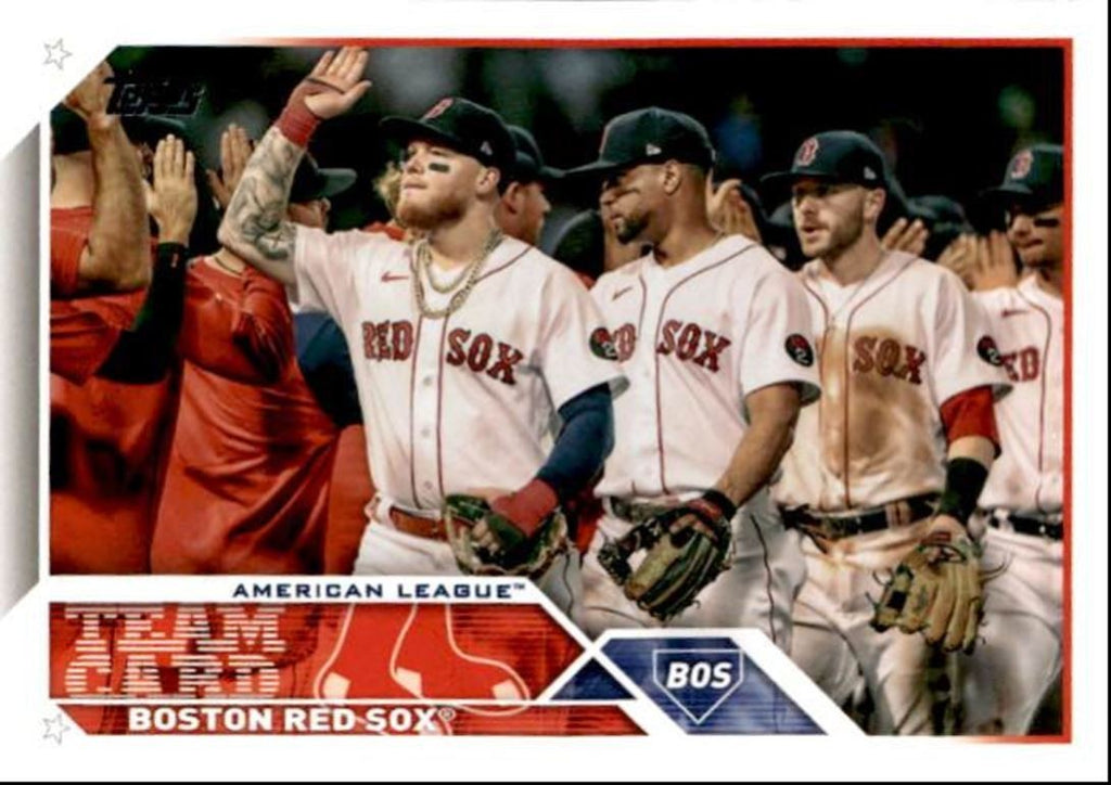 2023 Topps Baseball Cards Team Card Boston Red Sox #399