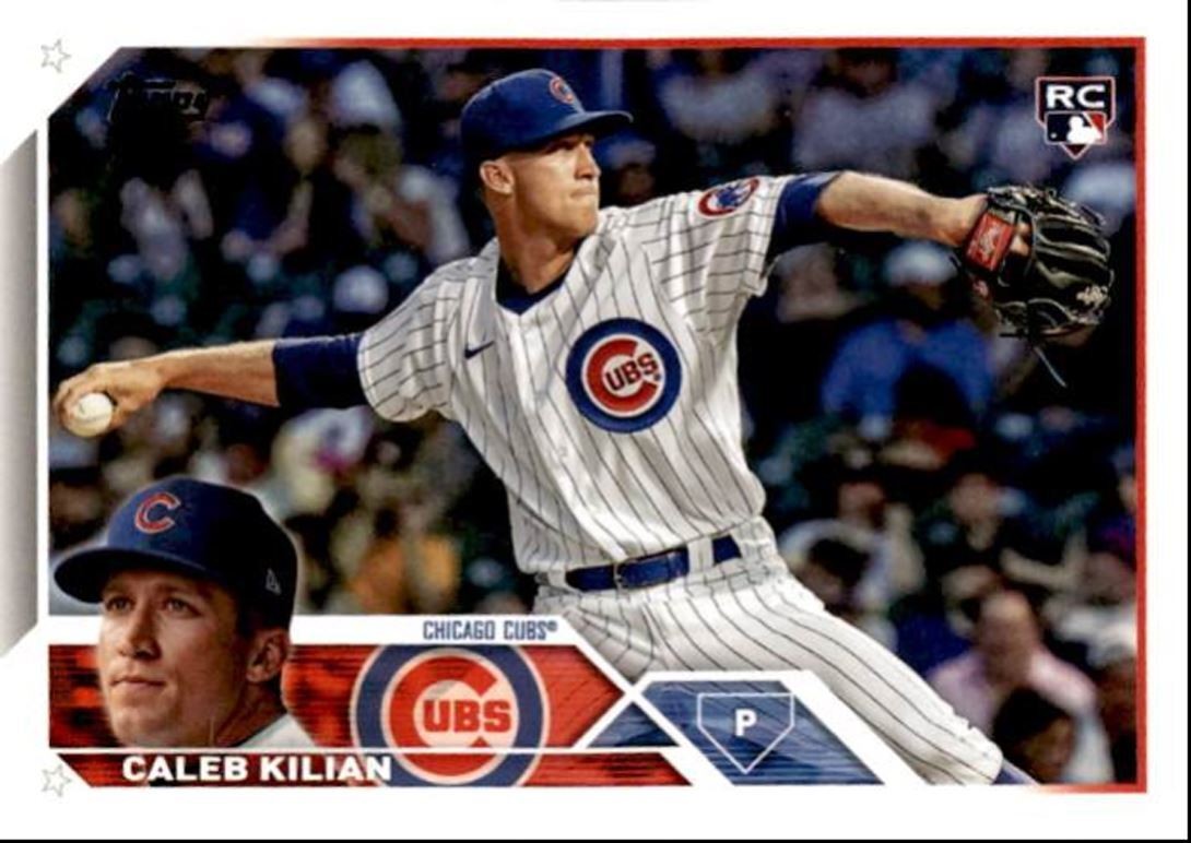 2023 Topps Baseball Cards Caleb Kilian Rookie Chicago Cubs #69