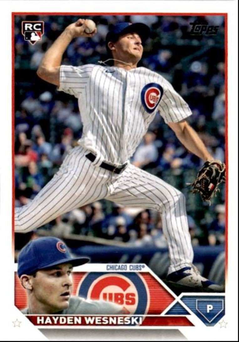 2023 Topps Baseball Cards Hayden Wesneski Rookie Chicago Cubs #638