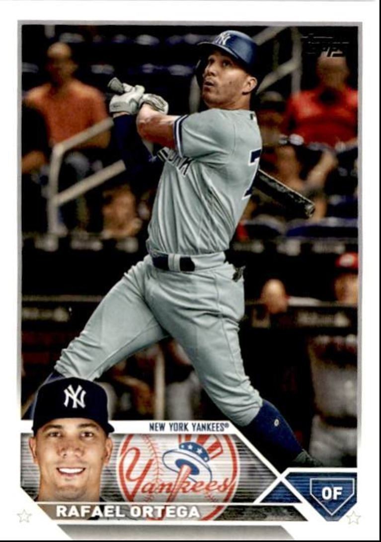 2023 Topps Baseball Cards Rafael Ortega New York Yankees #607