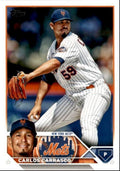 2023 Topps Baseball Cards Carlos Carrasco New York Mets #161