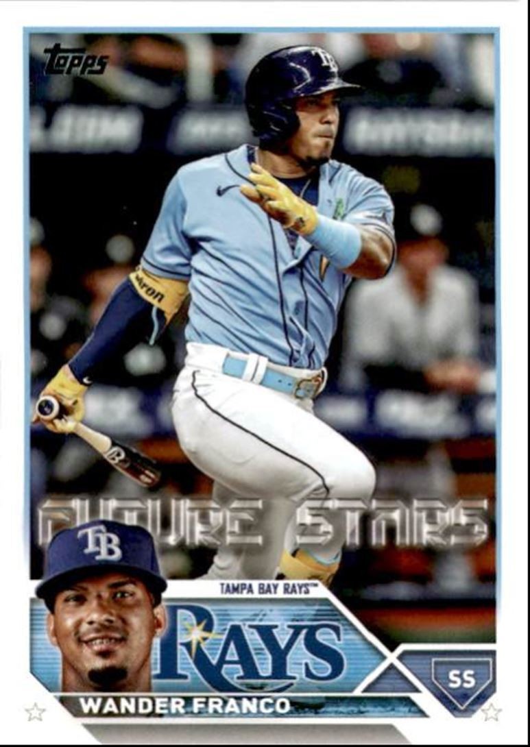 2023 Topps Baseball Cards Wander Franco Tampa Bay Rays #215