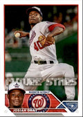 2023 Topps Baseball Cards Josiah Gray Washington Nationals #149