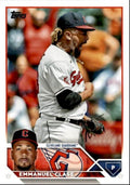 2023 Topps Baseball Cards Emmanuel Clase Cleveland Guardians #117