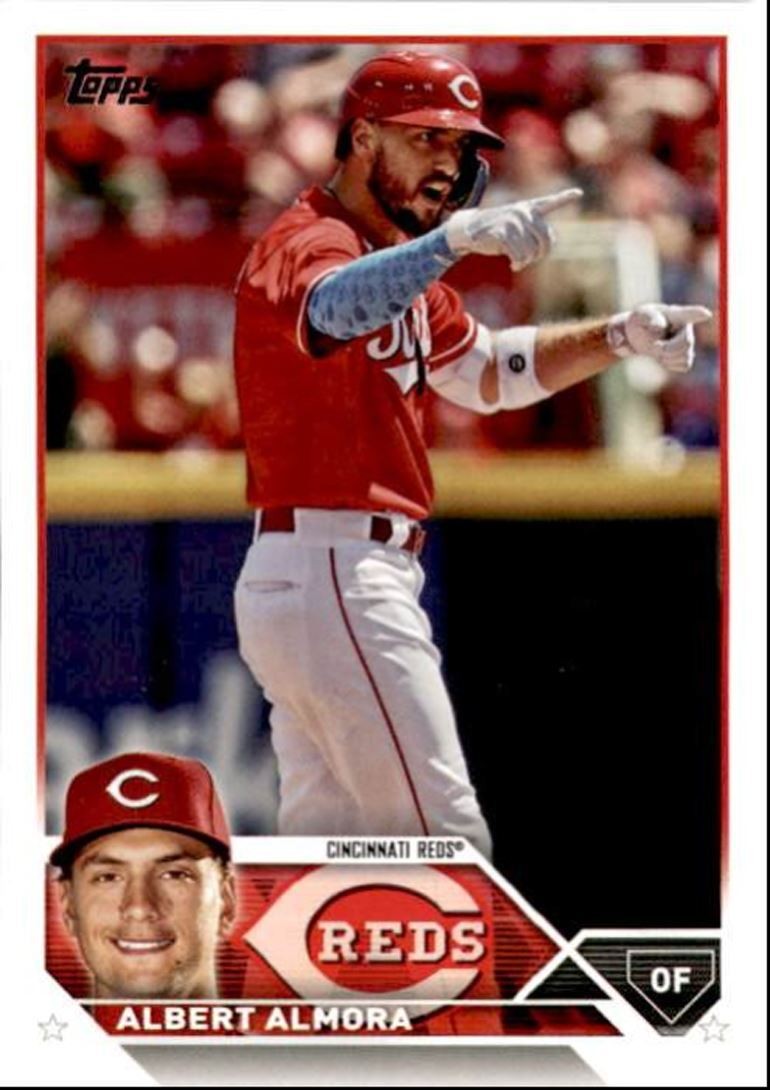 2023 Topps Baseball Cards Albert Almora Cincinnati Reds #230