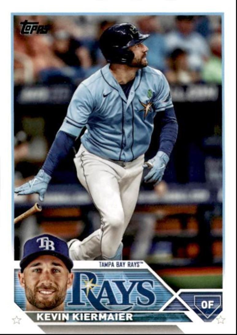 2023 Topps Baseball Cards Kevin Kiermaier Tampa Bay Rays #272