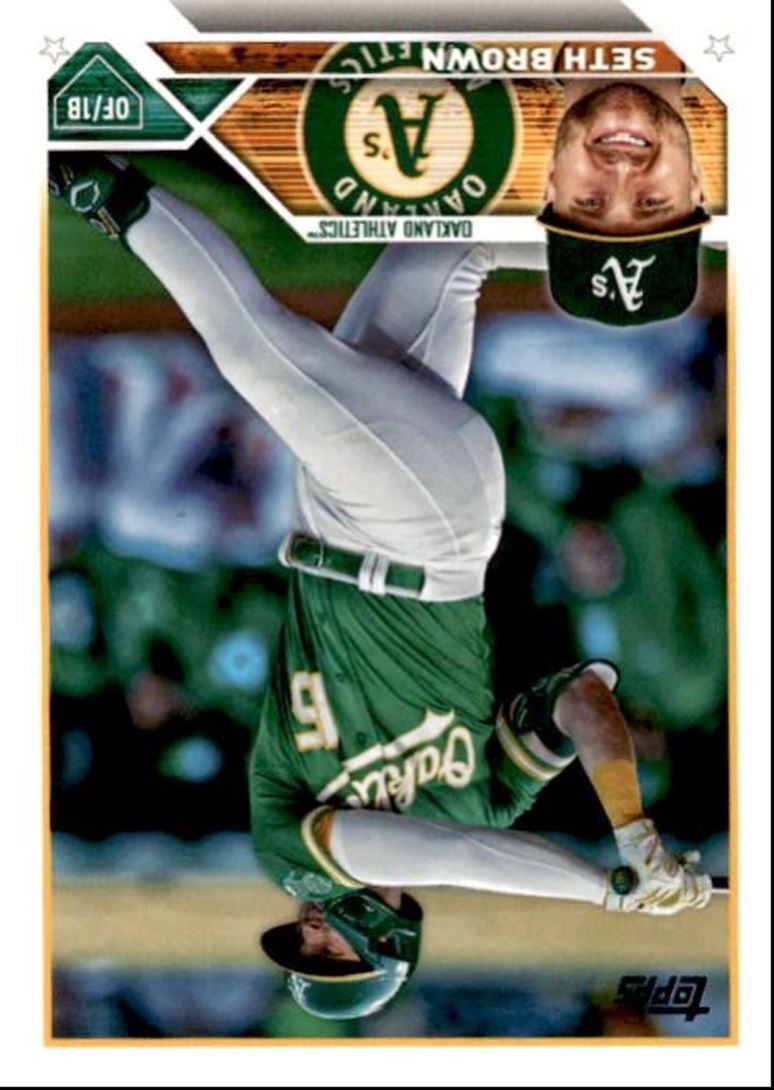 2023 Topps Baseball Cards Seth Brown Oakland Athletics #148