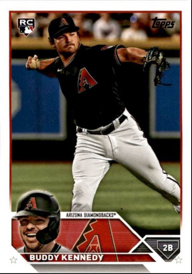 2023 Topps Baseball Cards Buddy Kennedy Rookie Arizona Diamondbacks #135