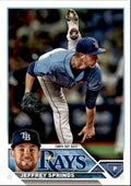 2023 Topps Baseball Cards Jeffrey Springs Tampa Bay Rays #12