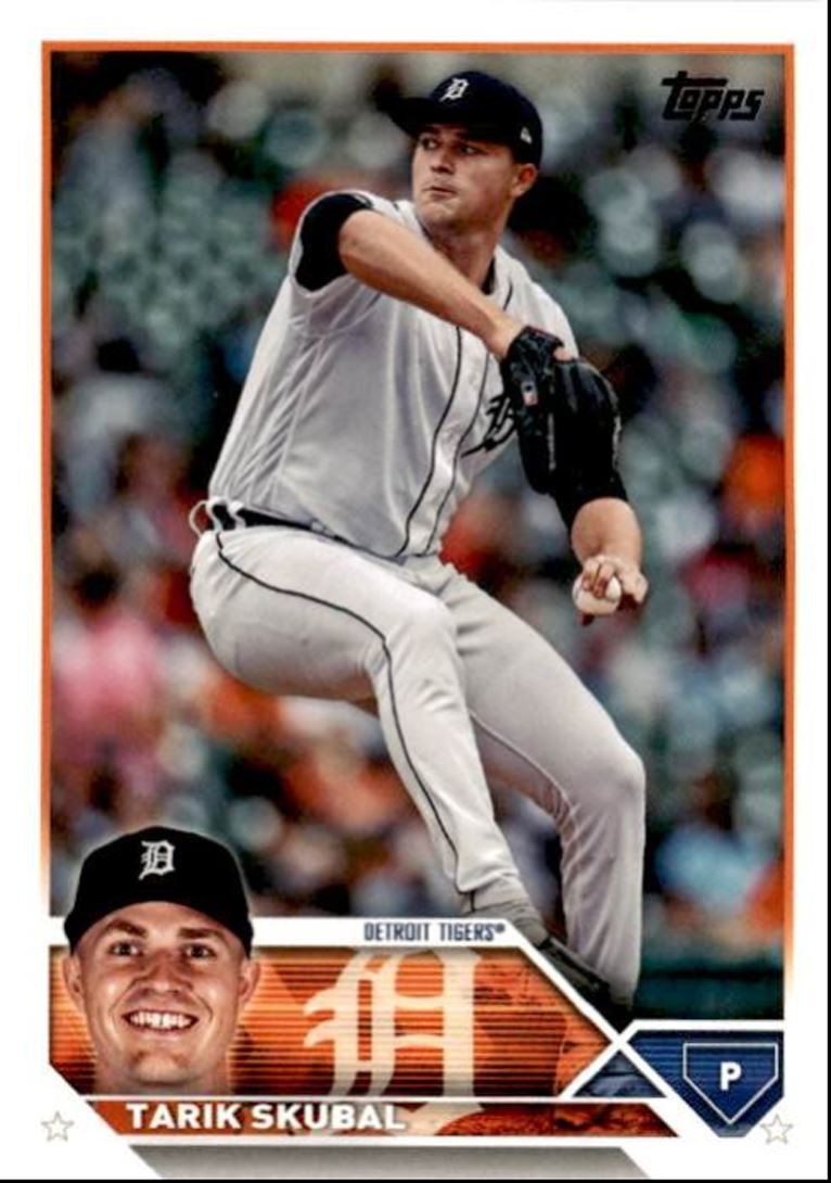 2023 Topps Baseball Cards Tarik Skubal Detroit Tigers #74