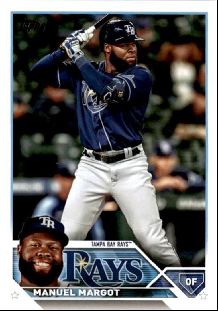 2023 Topps Baseball Cards Manuel Margot Tampa Bay Rays #204