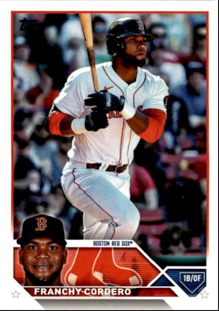 2023 Topps Baseball Cards Franchy Cordero Boston Red Sox #42