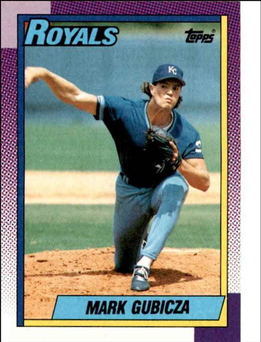1990 Topps Baseball Cards Mark Gubicza Kansas City Royals #20